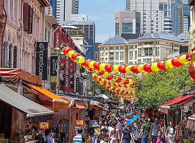 China Town in Singapore