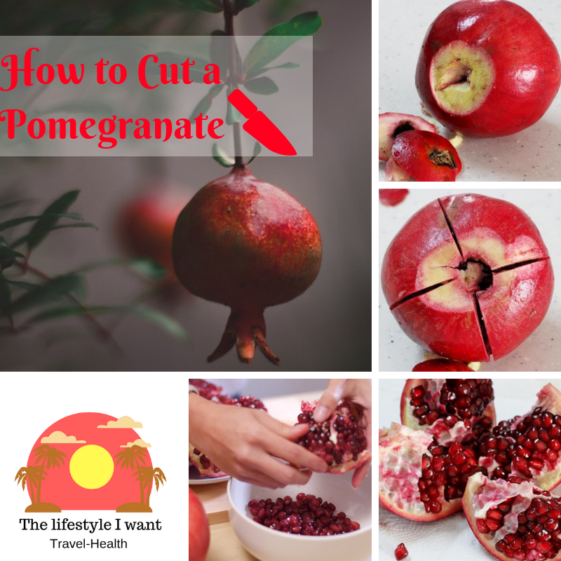 How to Cut a Pomegranate
