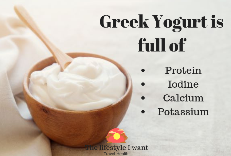 Add greek yogurt to your post work out shake is full of protein, calcium, iodine, porassium