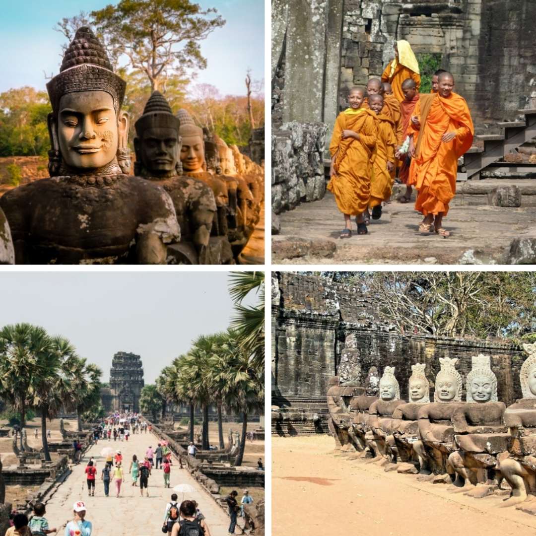 Photos of Angkor Wat Monks, must see temples in cambodia