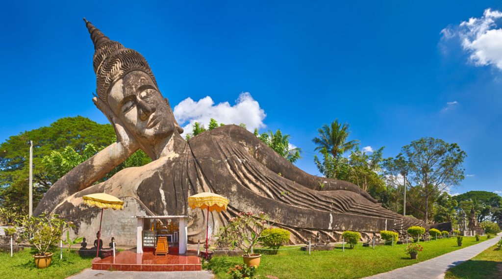 Reclining Buddha in Laos Vientiane Things to do, Best Buddha Temples in Asia