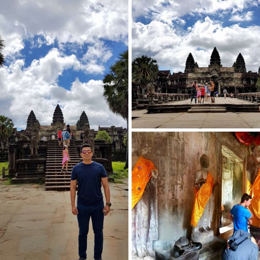 Visiting angkor wat Eulises Quintero Cambodia