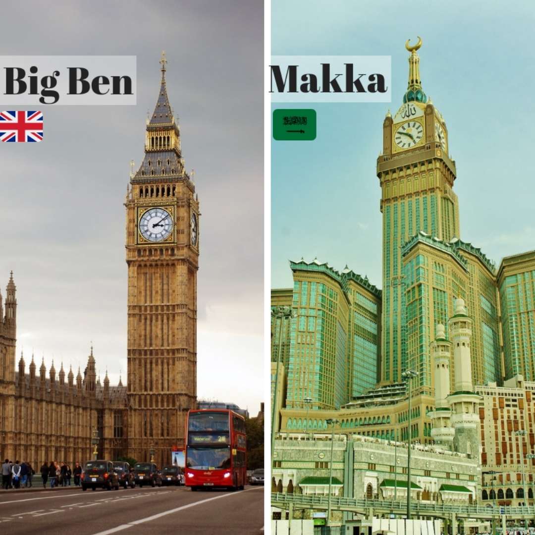 Makka and Big ben comparison