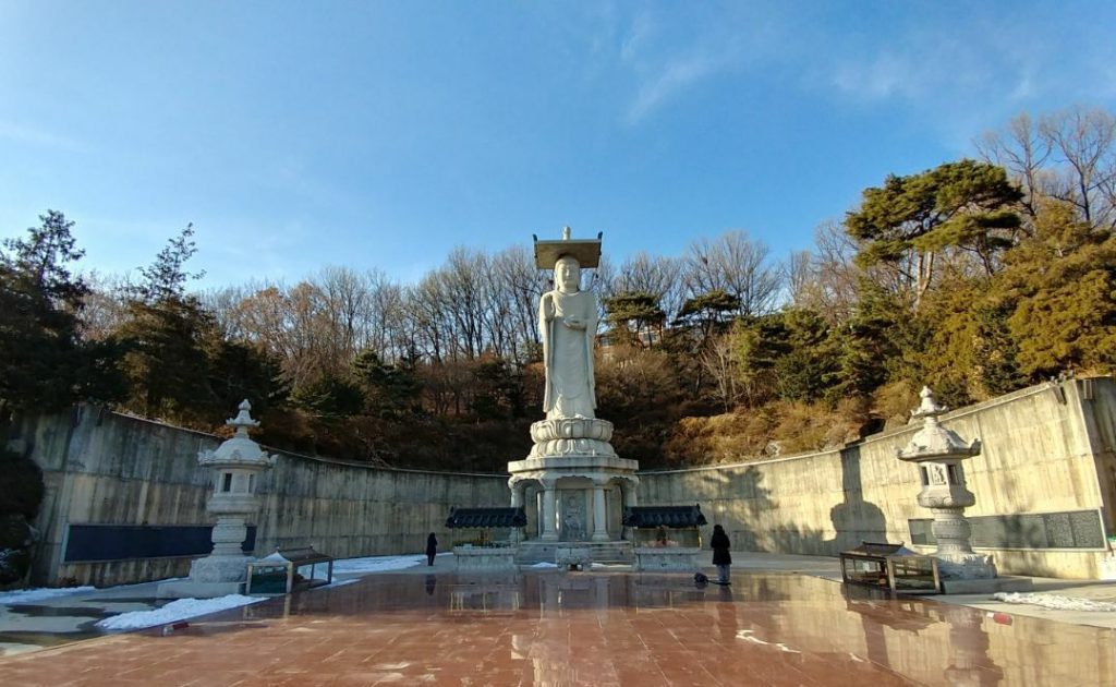 Bongeusan temple in South Korea Seoul