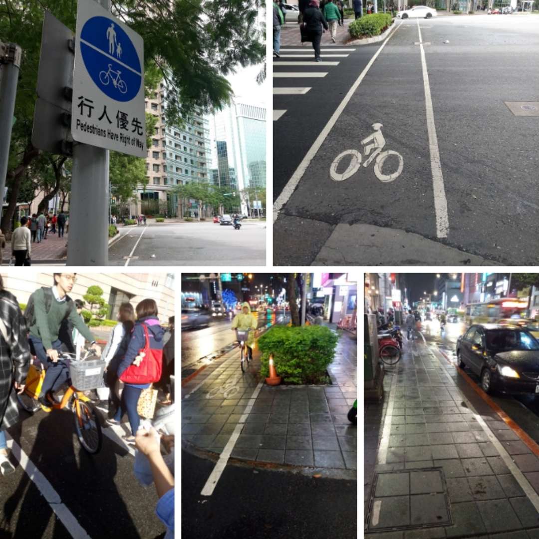 People riding bikes in Taipei Taiwan, The Healthiest City in Asia