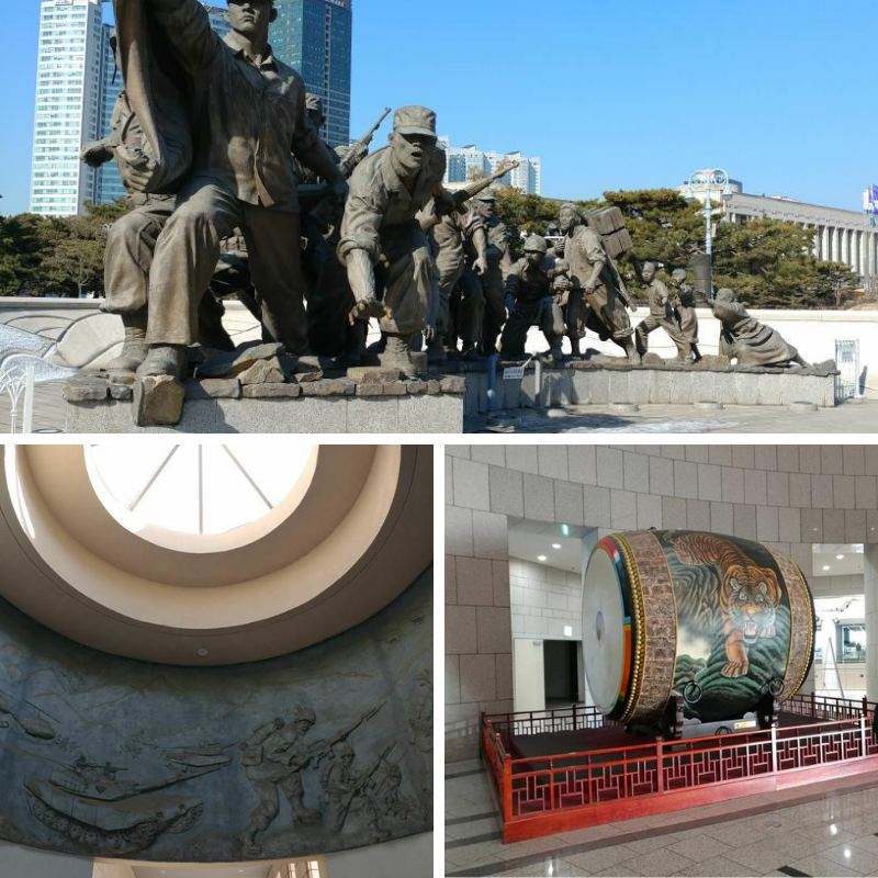 War Memorial in South Korea things to do and see winter