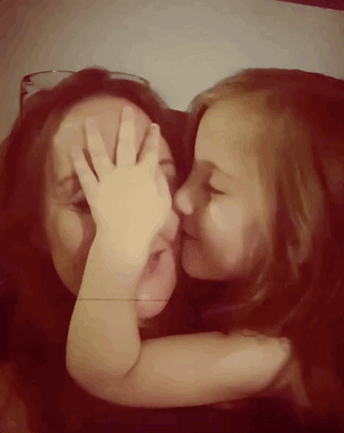 mom and daughter gif