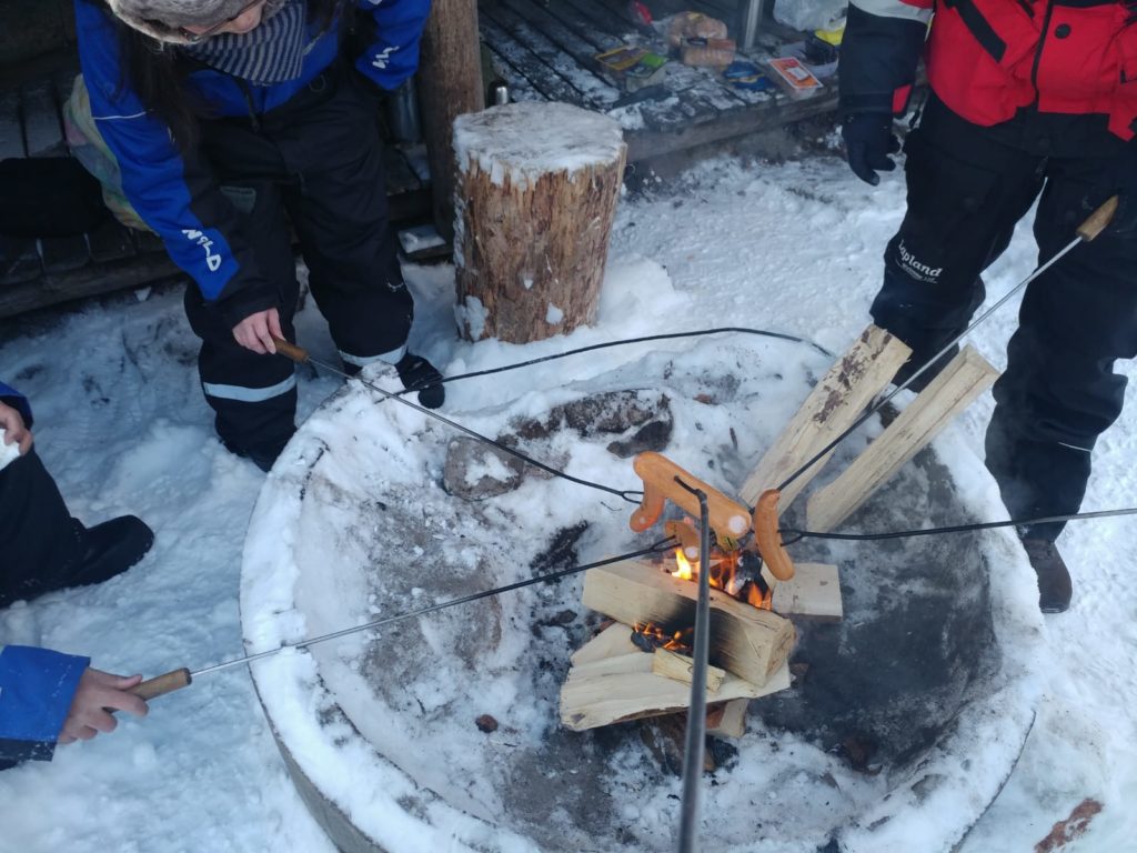 Bondfire in Rovaniemi, Finland, Things to do in Rovaniemi in winter