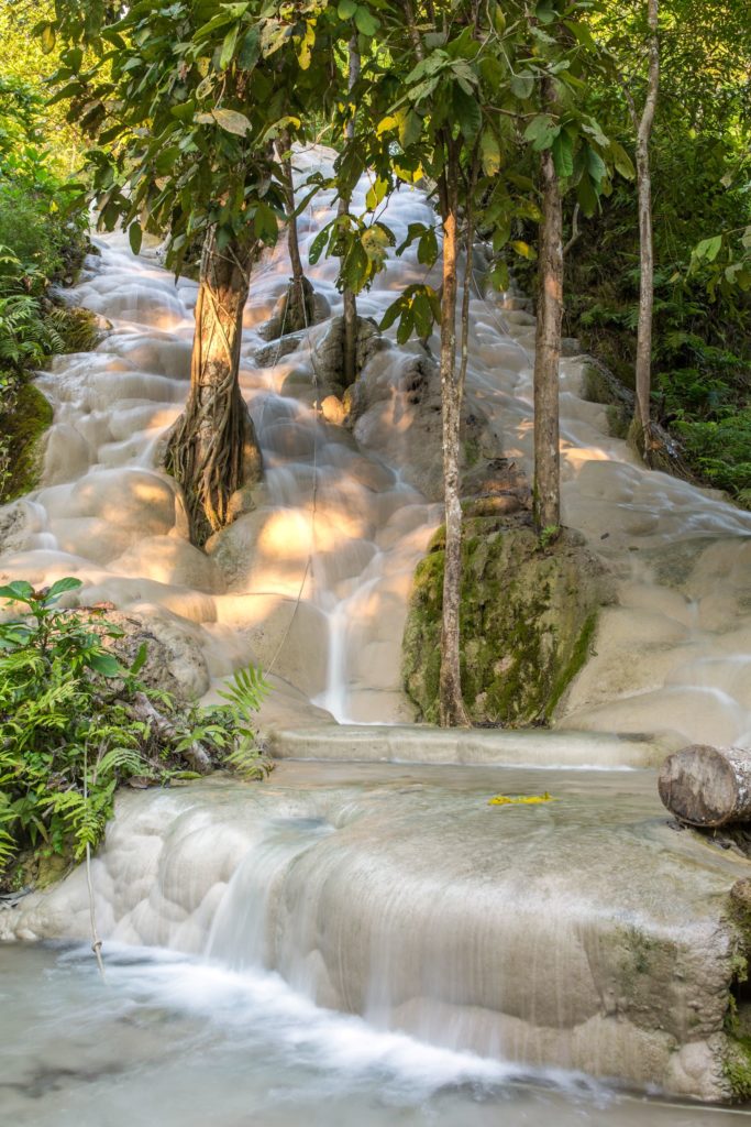 Bua tong waterfalls in Chiangmai Thailand, questions about traveling to Thailand