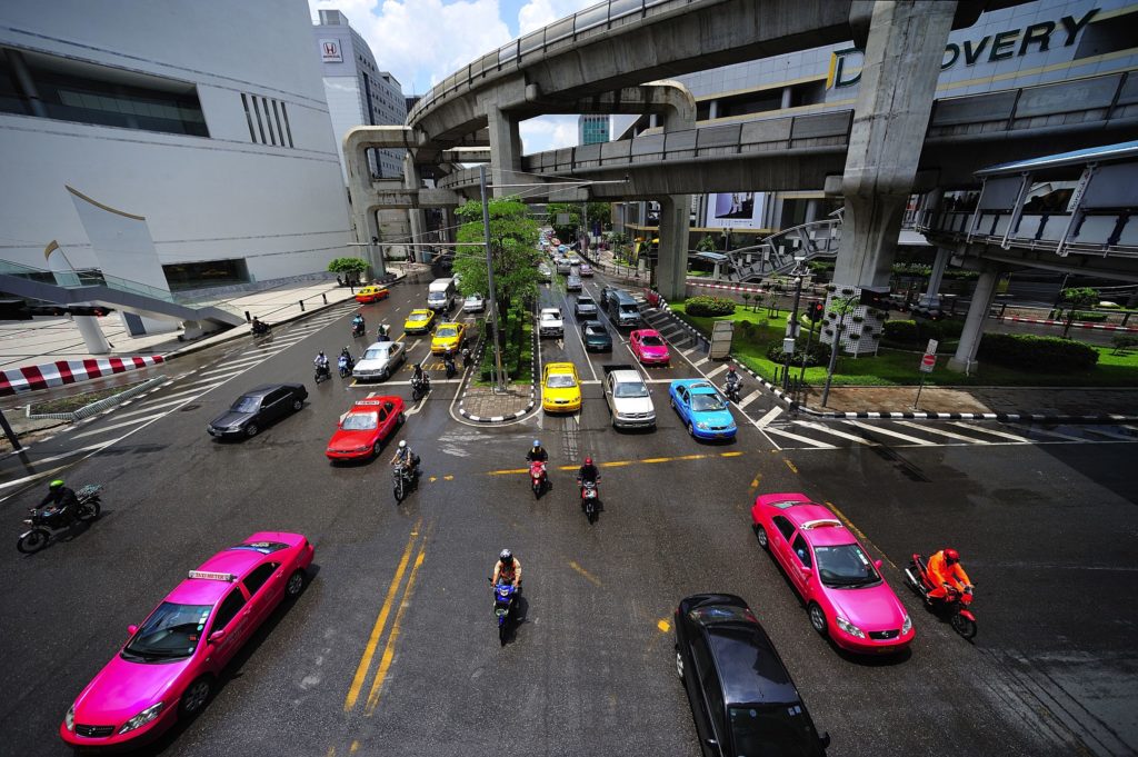Taxis in Bangkok, questions about traveling to Thailand