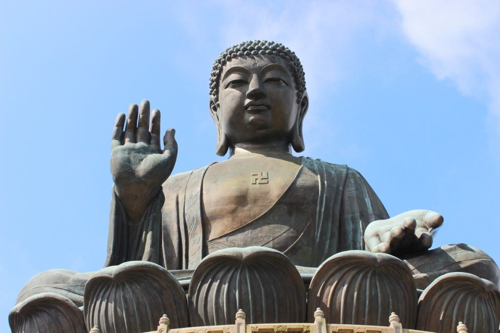 Buddha at Lantau Island in Hong Kong