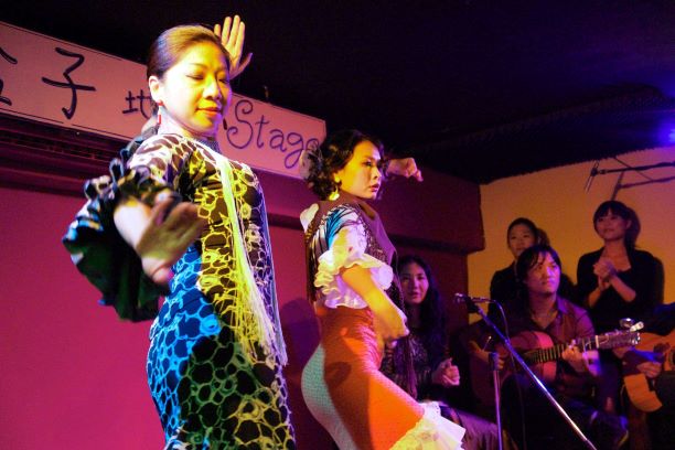Flamenco performance at La Caja de Musica in Taipei