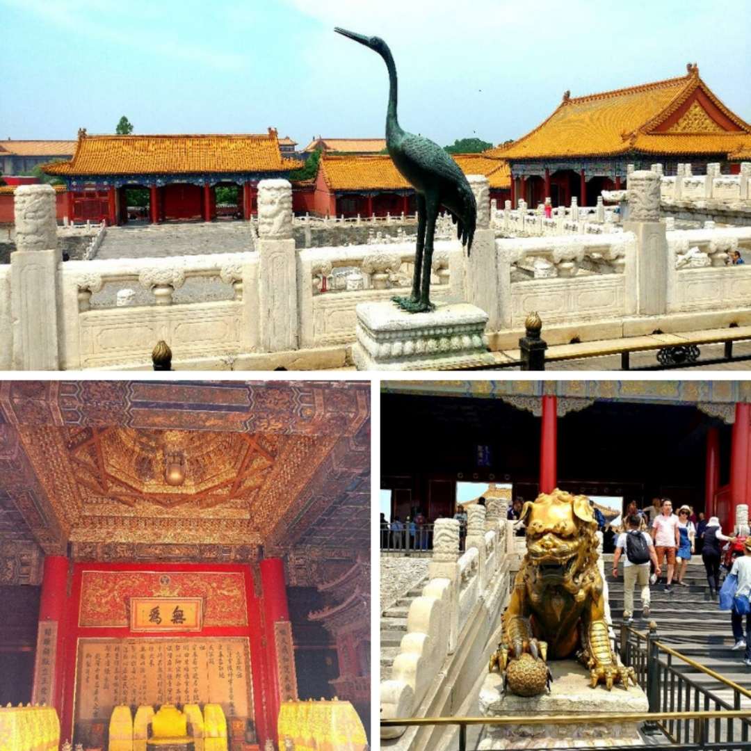 Forbidden city statues, Beijing China, Shanghai and Beijing in One Week