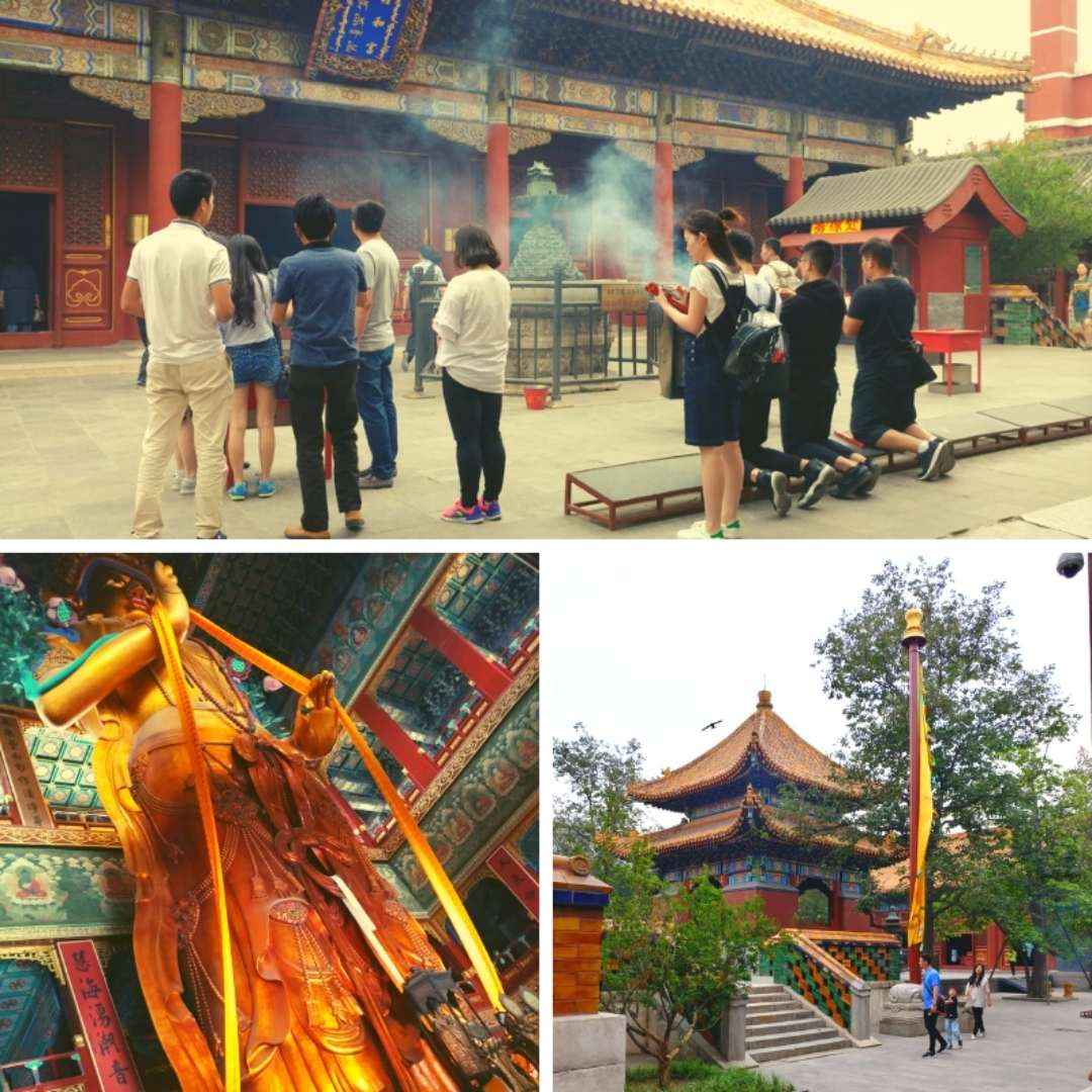 Lama Temple, Yong He Lamasery, in Beijing China, prayers and Buddha Statue, Shanghai and Beijing in One Week