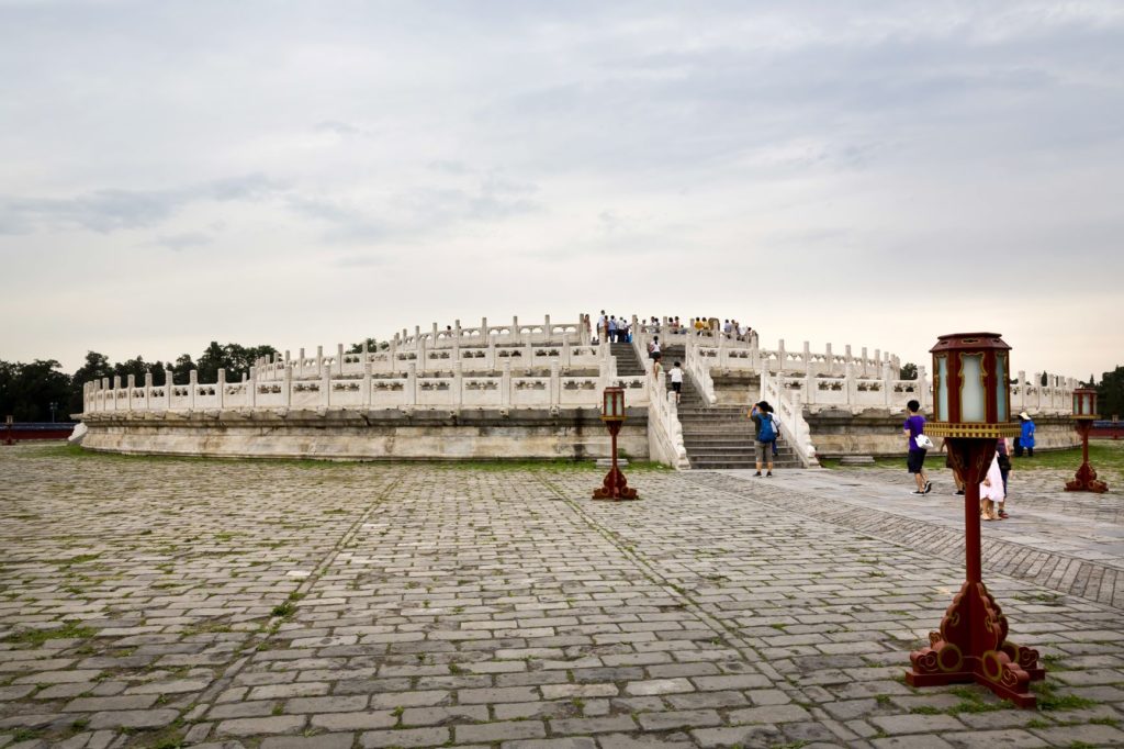 Religious circle structure in temple of heaven of Beijing