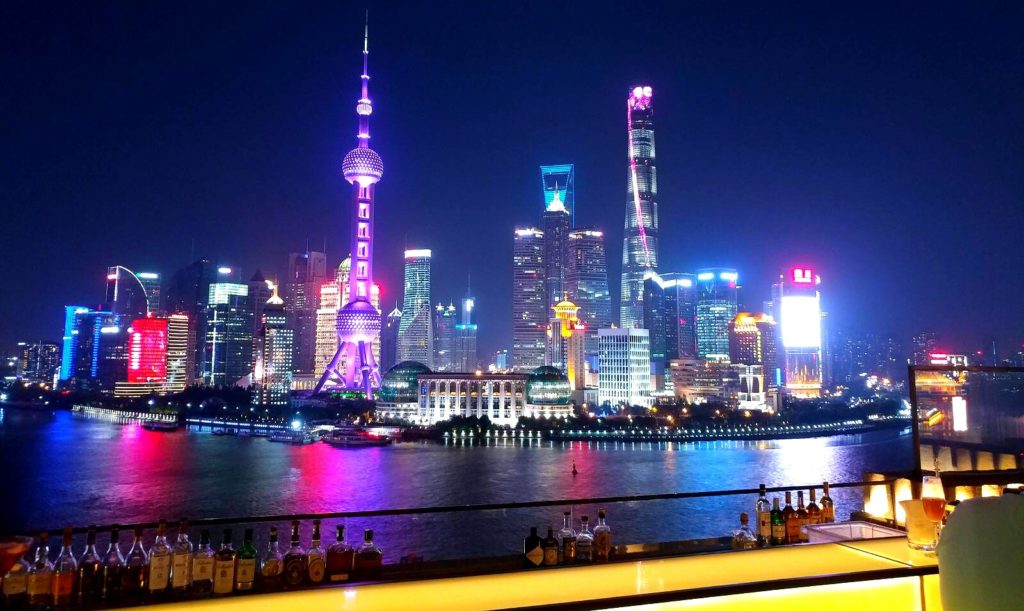 Rooftop Bar in Shanghai, The Peninsula Hotel at the Bund area, Shanghai and Beijing in One Week