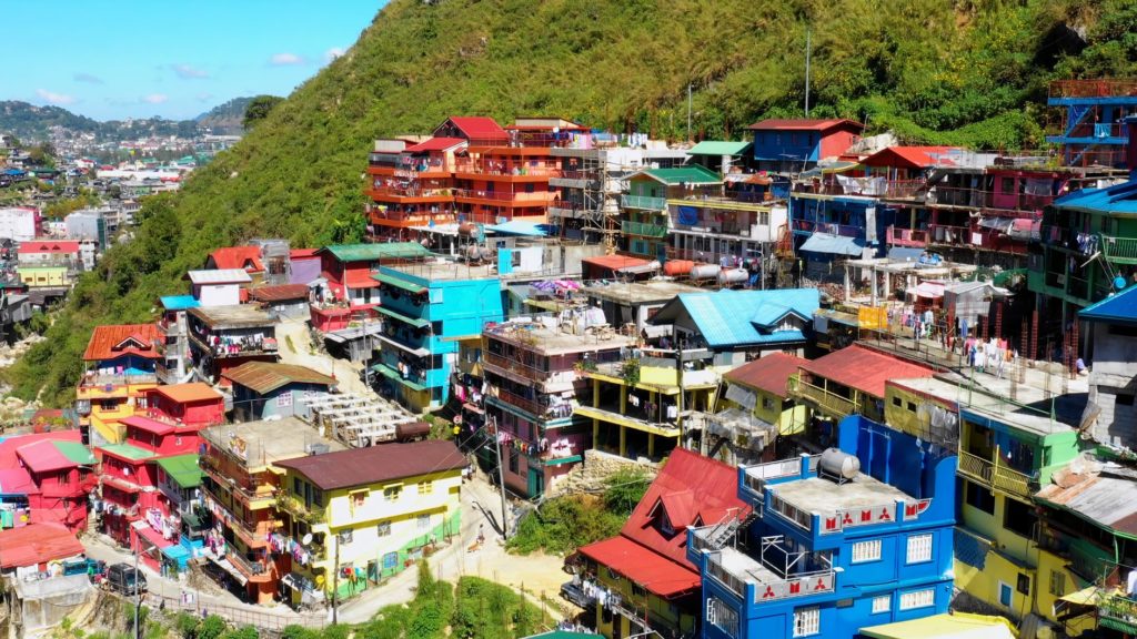 Baguio homes on top of mountain