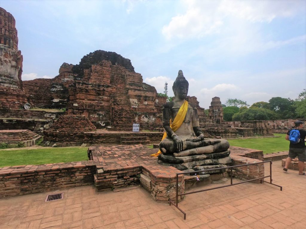Old temple ruins in Asia, Ayutthaya Thailand