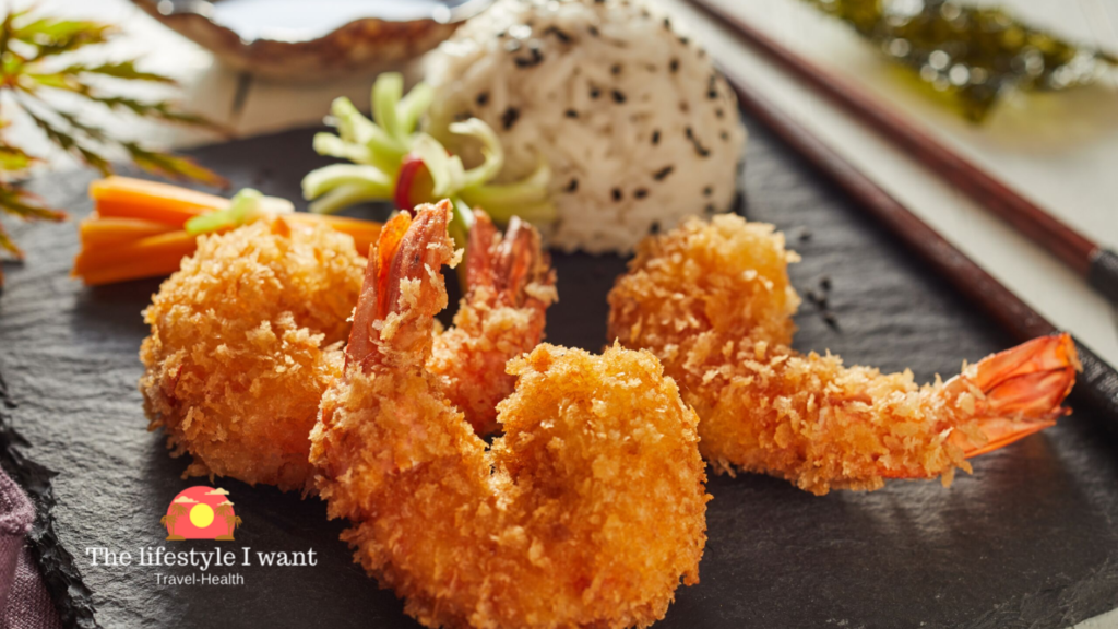 ebifurai or friend shrimp japanese food