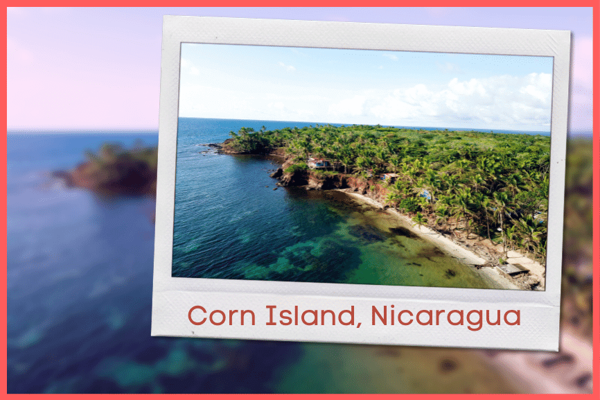 Tropical island corn island