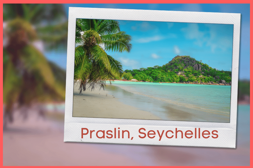 praslin seychelles tropical island