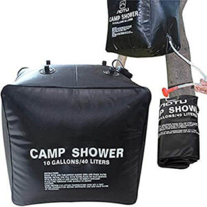 10 gallon portable shower for camping and hiking